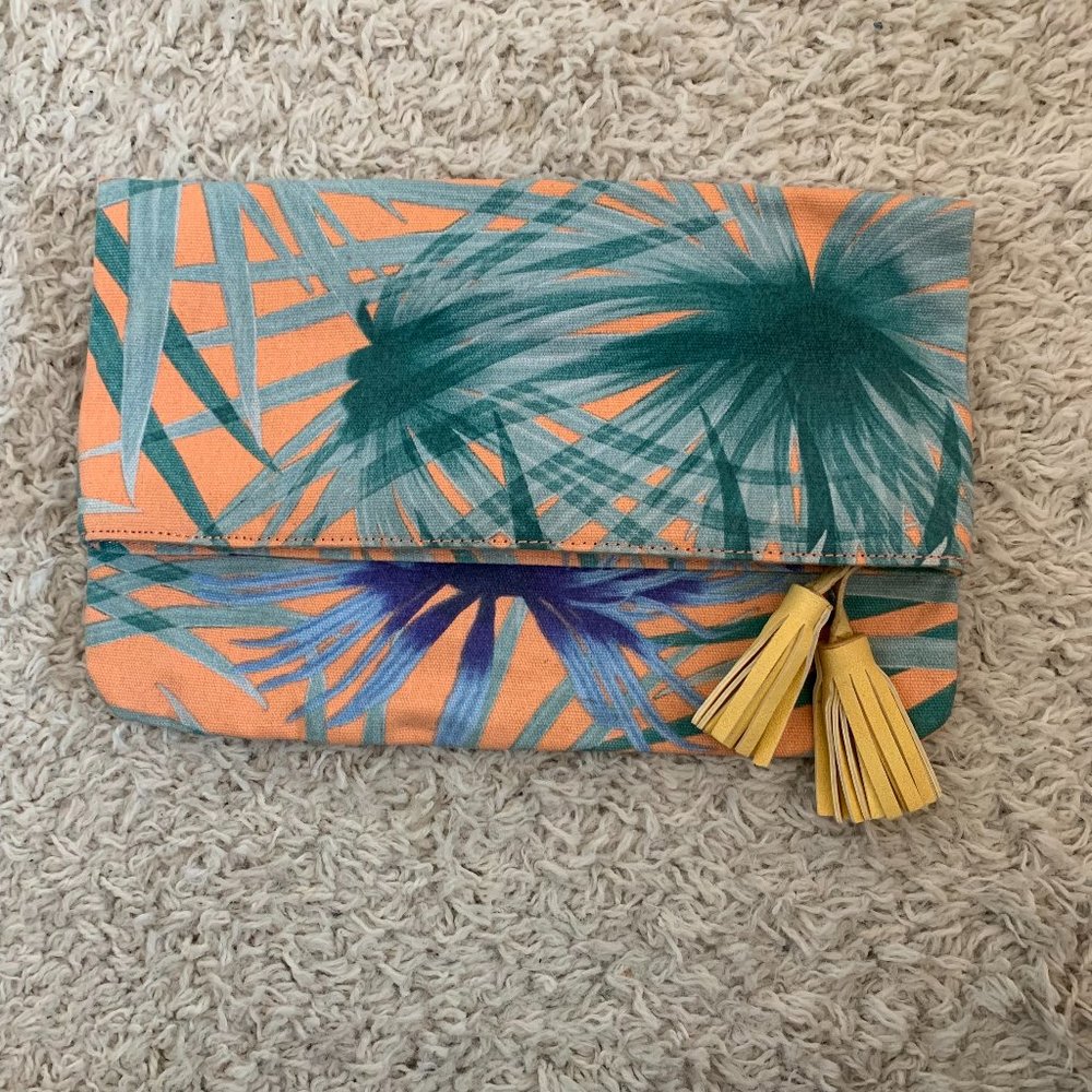 Kimchi Blue, O/S, Peach Green Clutch